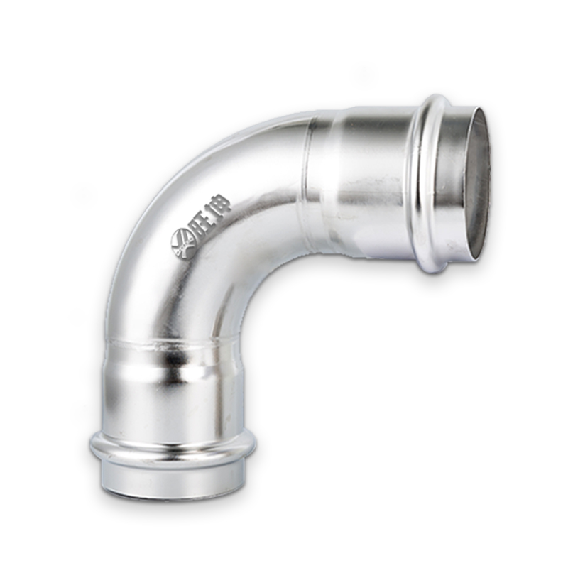 卡（kǎ）壓式90°彎頭（tóu）